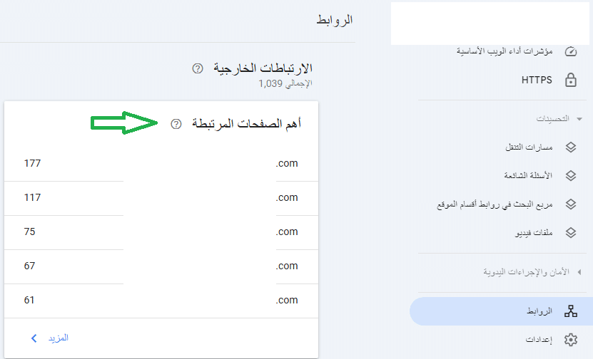 الارتباطات الخارجية باك لينكس