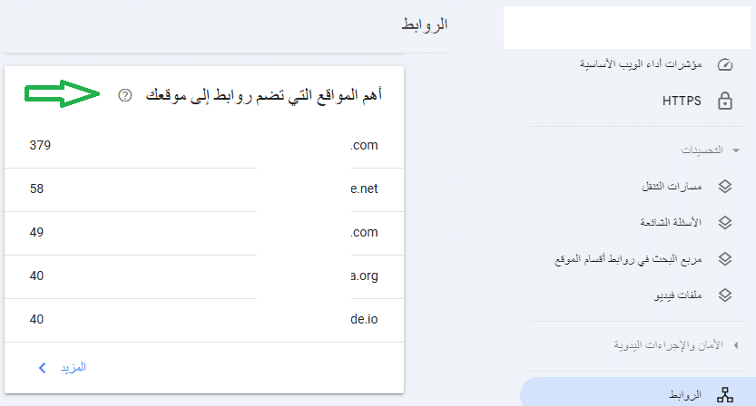 المواقع المرتبطة بموقعك باك لينكس